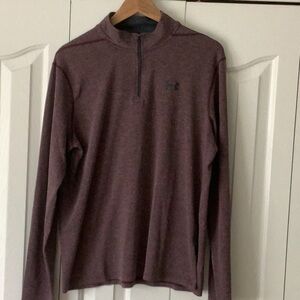 Long sleeve Under Armour quarter zip.
